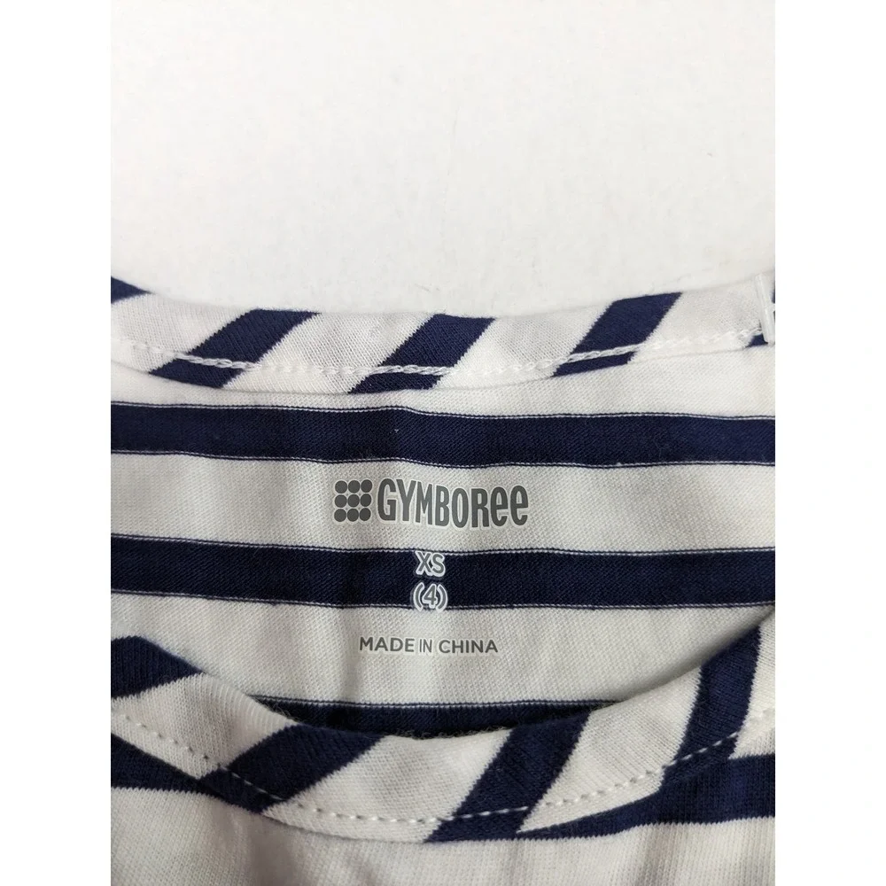 Gymboree Navy/White Stripe Tee